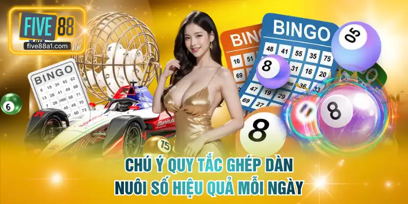 Chú ý quy tắc ghép dàn nuôi số hiệu quả mỗi ngày